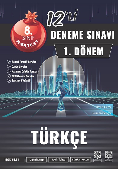 8. SINIF 1. DÖNEM MOD 12 TÜRKÇE DENEME SINAVI Kitap Dökümanları | Altın ...